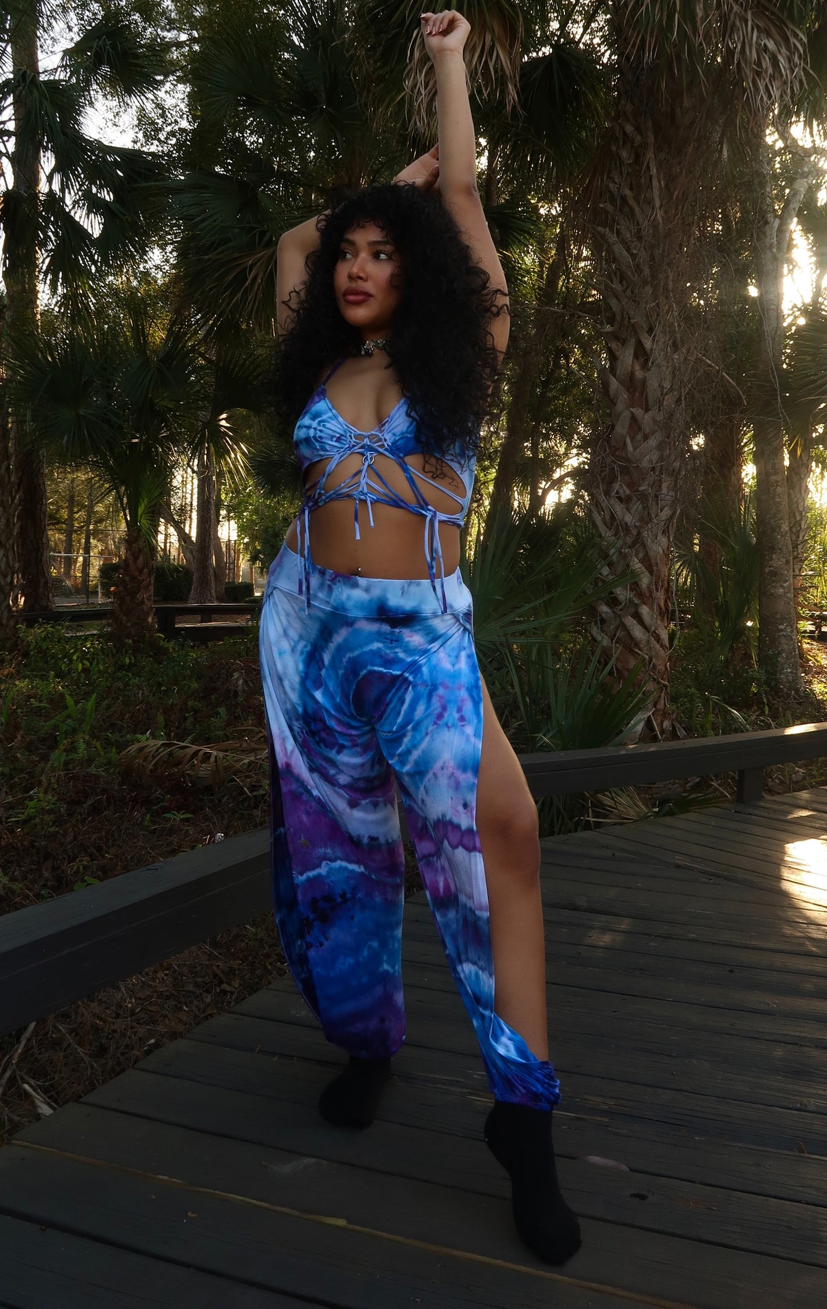 Size XS/S Tidal Siren Slit Harem Pants 𝐒𝐡𝐢𝐩𝐬 𝐍𝐞𝐱𝐭 𝐁𝐮𝐬𝐢𝐧𝐞𝐬𝐬 𝐃𝐚𝐲