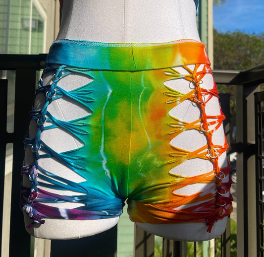 Rainbow Biker shorts (ᴍᴀᴅᴇ ᴛᴏ ᴏʀᴅᴇʀ)