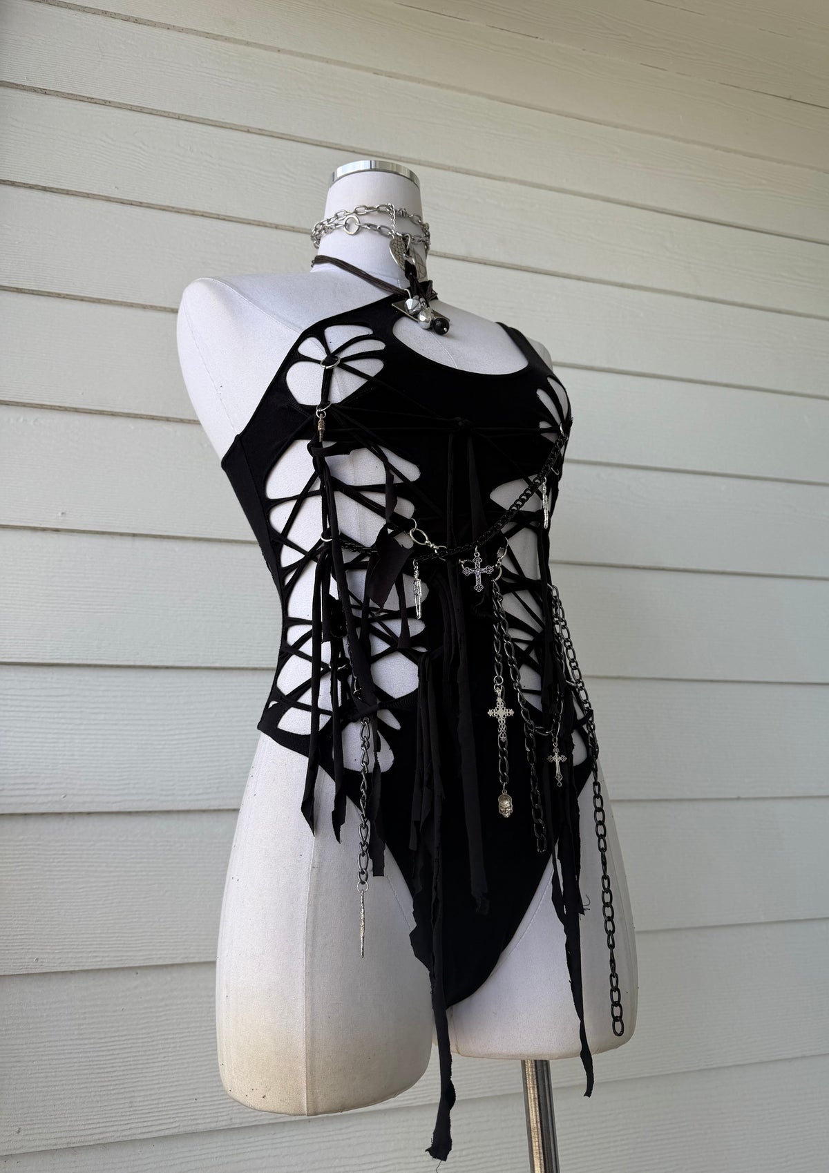 XS/S Unholy Ritual Bodysuit 𝐒𝐡𝐢𝐩𝐬 𝐍𝐞𝐱𝐭 𝐁𝐮𝐬𝐢𝐧𝐞𝐬𝐬 𝐃𝐚𝐲