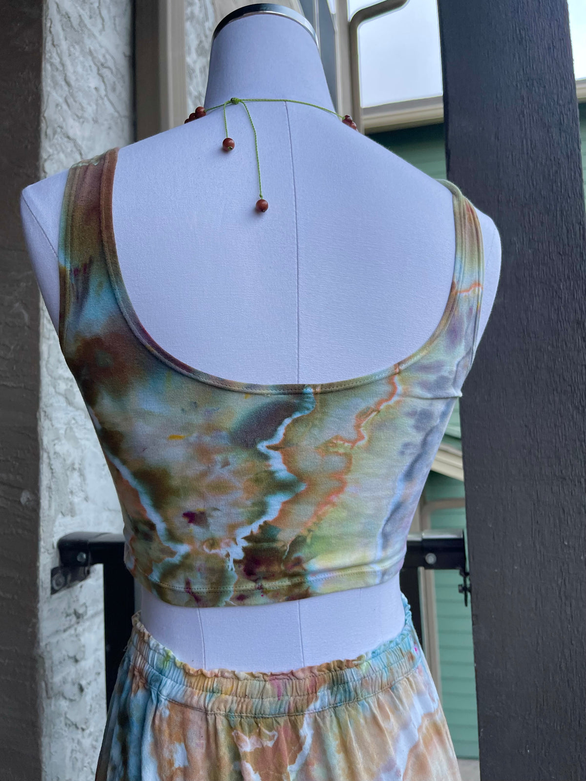 Ocean Floor Mirage Maxi Skirt Set (ᴍᴀᴅᴇ ᴛᴏ ᴏʀᴅᴇʀ)