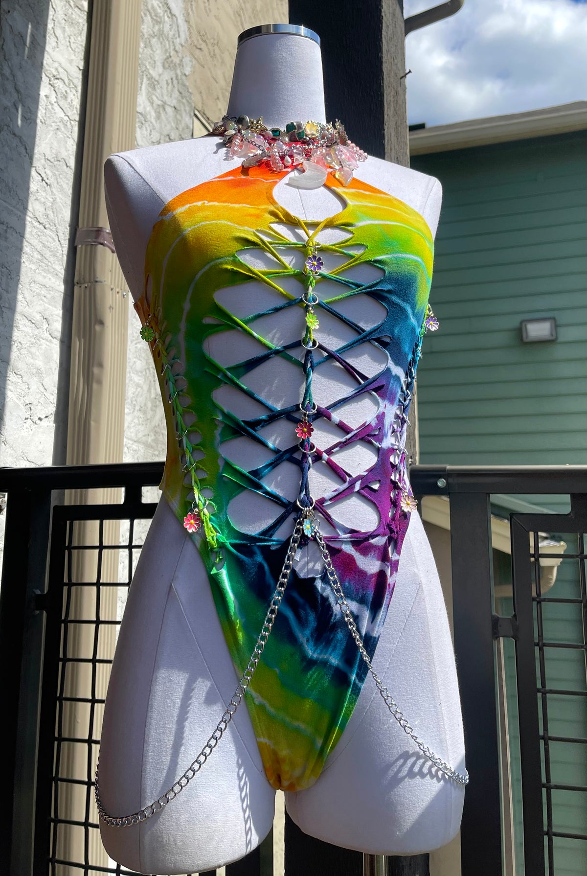 Rainbow Siren Bodysuit (ᴍᴀᴅᴇ ᴛᴏ ᴏʀᴅᴇʀ)