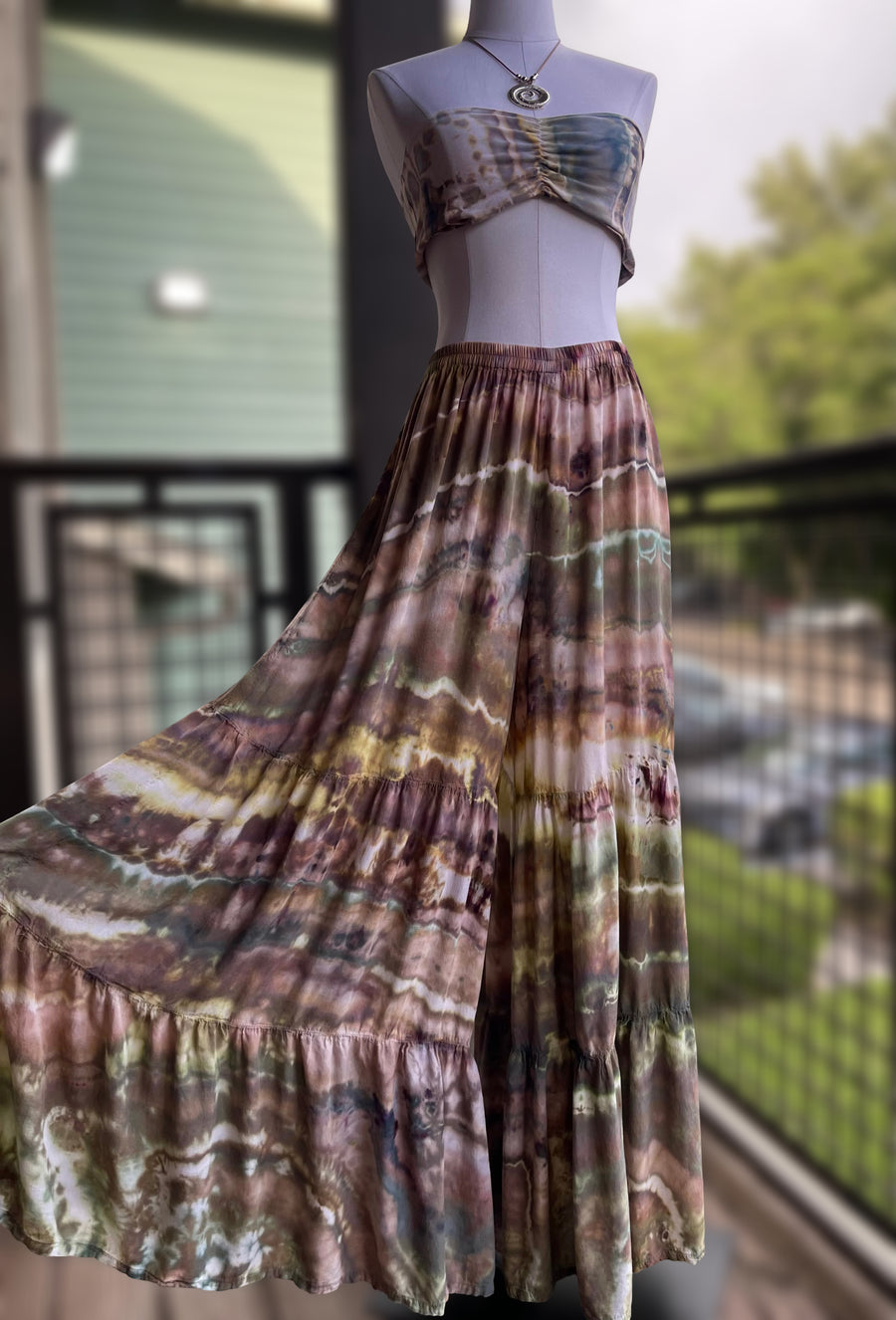 Ocean Floor Mirage Palazzo Pants (ᴍᴀᴅᴇ ᴛᴏ ᴏʀᴅᴇʀ)