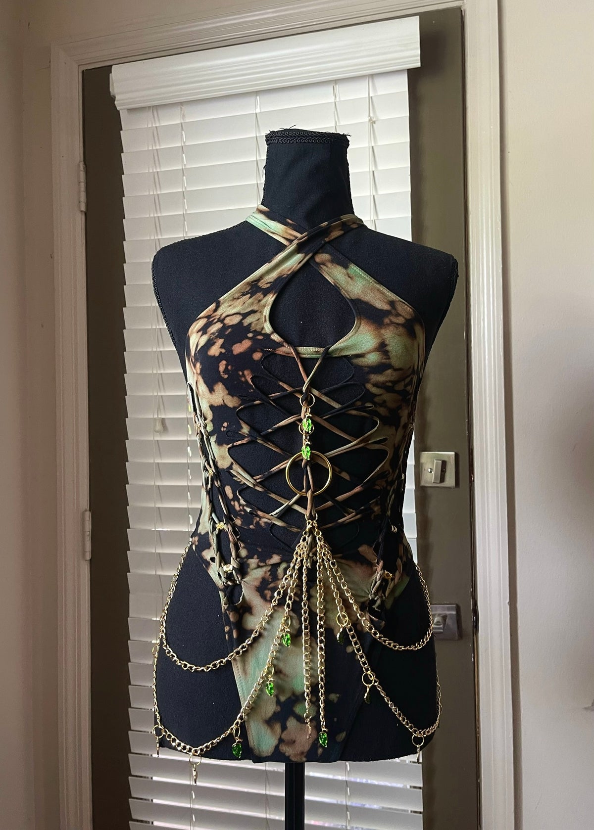 Orphic Reverse Tie Dye Bodysuit (ᴍᴀᴅᴇ ᴛᴏ ᴏʀᴅᴇʀ)