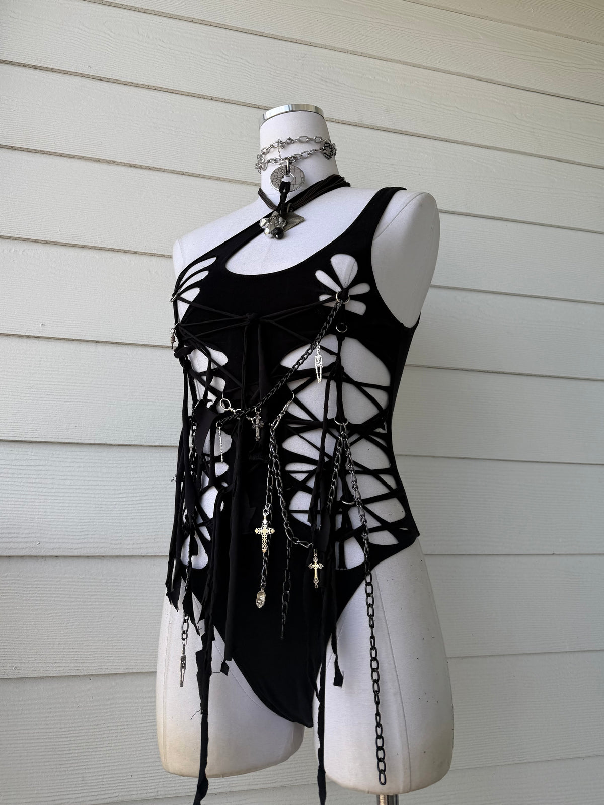 XS/S Unholy Ritual Bodysuit 𝐒𝐡𝐢𝐩𝐬 𝐍𝐞𝐱𝐭 𝐁𝐮𝐬𝐢𝐧𝐞𝐬𝐬 𝐃𝐚𝐲