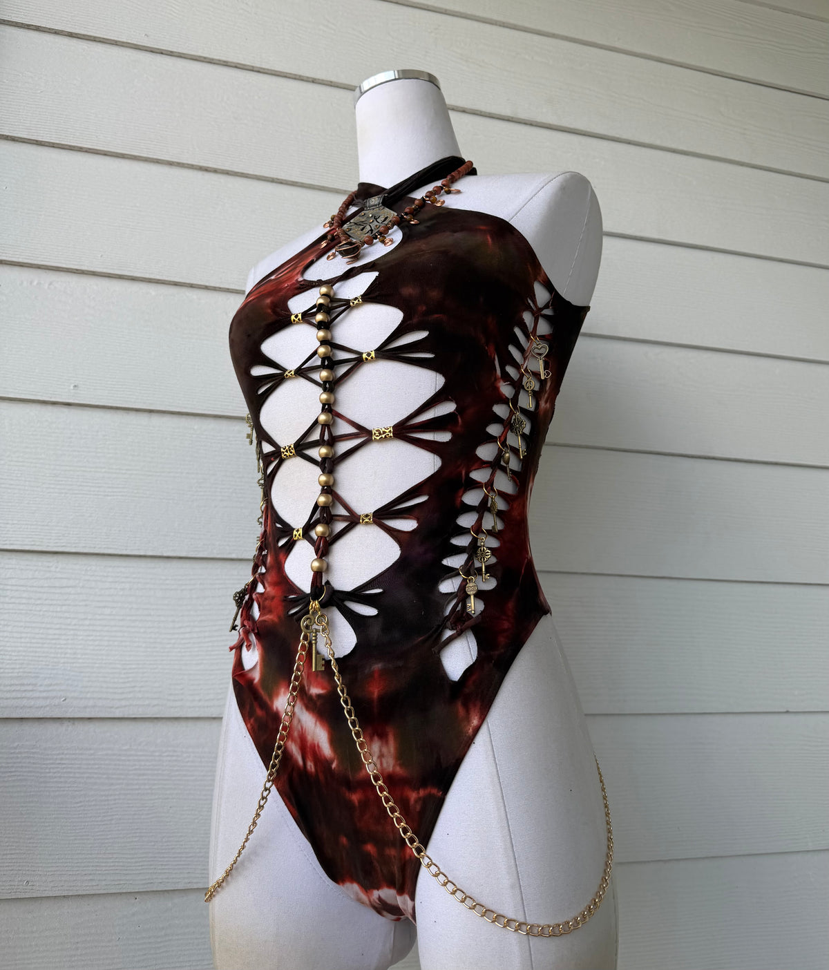 XS/S Crypt Keeper Bodysuit 𝐒𝐡𝐢𝐩𝐬 𝐍𝐞𝐱𝐭 𝐁𝐮𝐬𝐢𝐧𝐞𝐬𝐬 𝐃𝐚𝐲