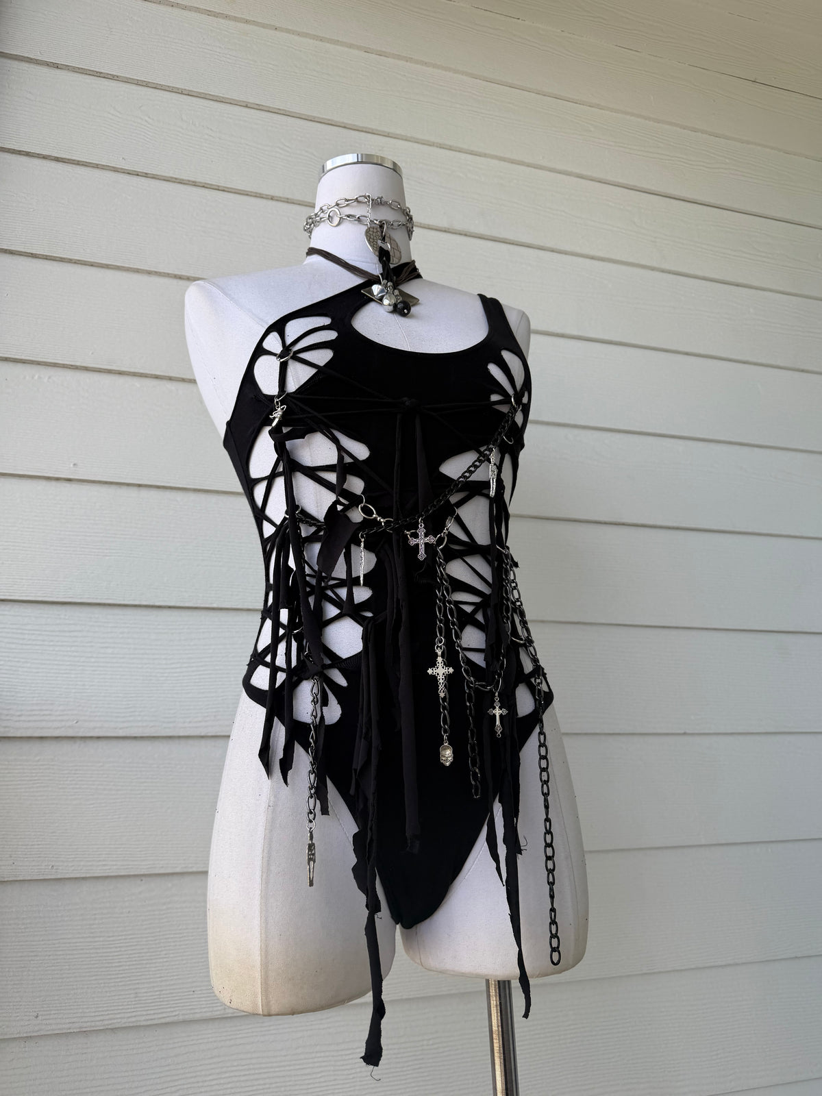 XS/S Unholy Ritual Bodysuit 𝐒𝐡𝐢𝐩𝐬 𝐍𝐞𝐱𝐭 𝐁𝐮𝐬𝐢𝐧𝐞𝐬𝐬 𝐃𝐚𝐲