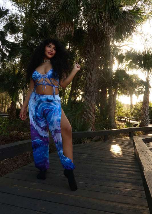 Tidal Siren Slit Harem Pants (ᴍᴀᴅᴇ ᴛᴏ ᴏʀᴅᴇʀ)