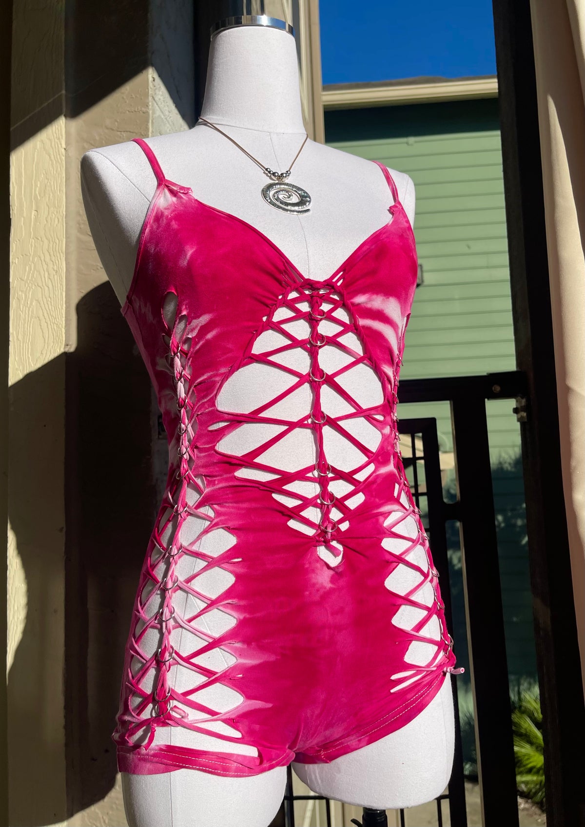 Pink Sand Tie Dye Romper (ᴍᴀᴅᴇ ᴛᴏ ᴏʀᴅᴇʀ)