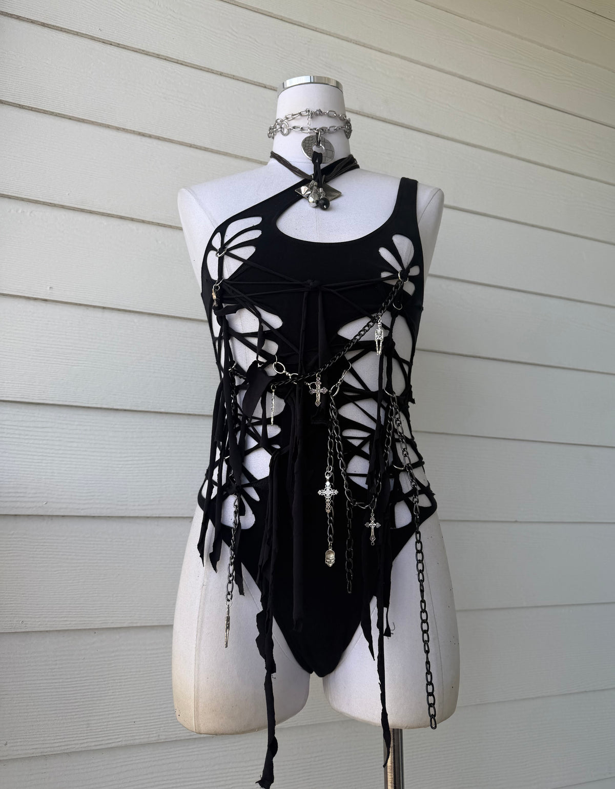 XS/S Unholy Ritual Bodysuit 𝐒𝐡𝐢𝐩𝐬 𝐍𝐞𝐱𝐭 𝐁𝐮𝐬𝐢𝐧𝐞𝐬𝐬 𝐃𝐚𝐲