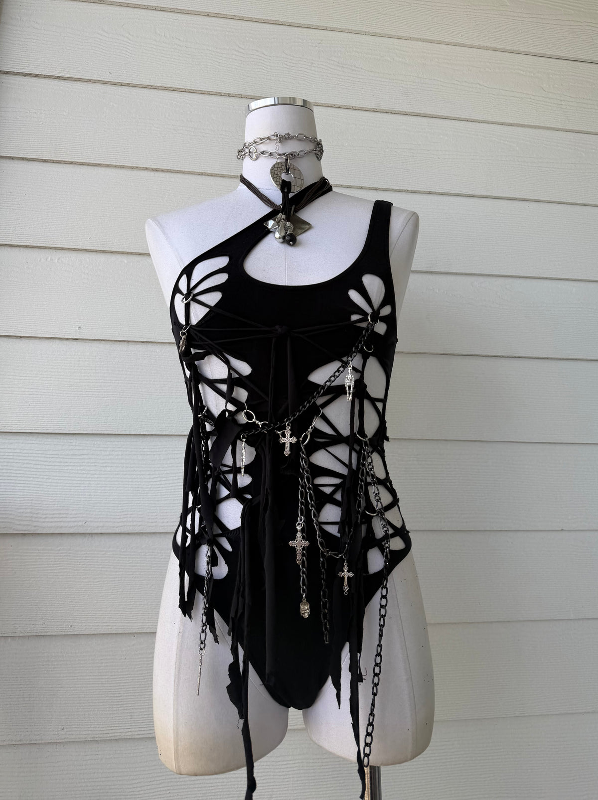 XS/S Unholy Ritual Bodysuit 𝐒𝐡𝐢𝐩𝐬 𝐍𝐞𝐱𝐭 𝐁𝐮𝐬𝐢𝐧𝐞𝐬𝐬 𝐃𝐚𝐲